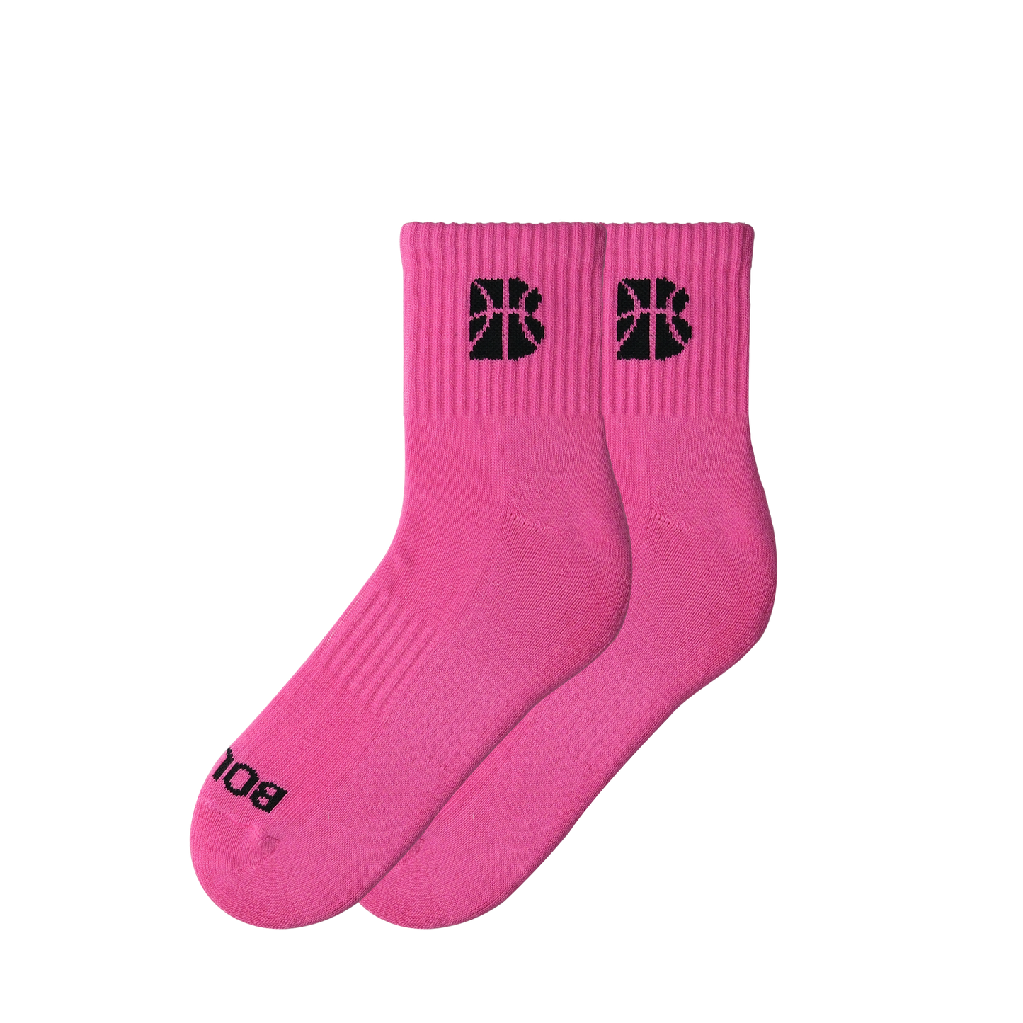Ankle Mid Socks - Pink